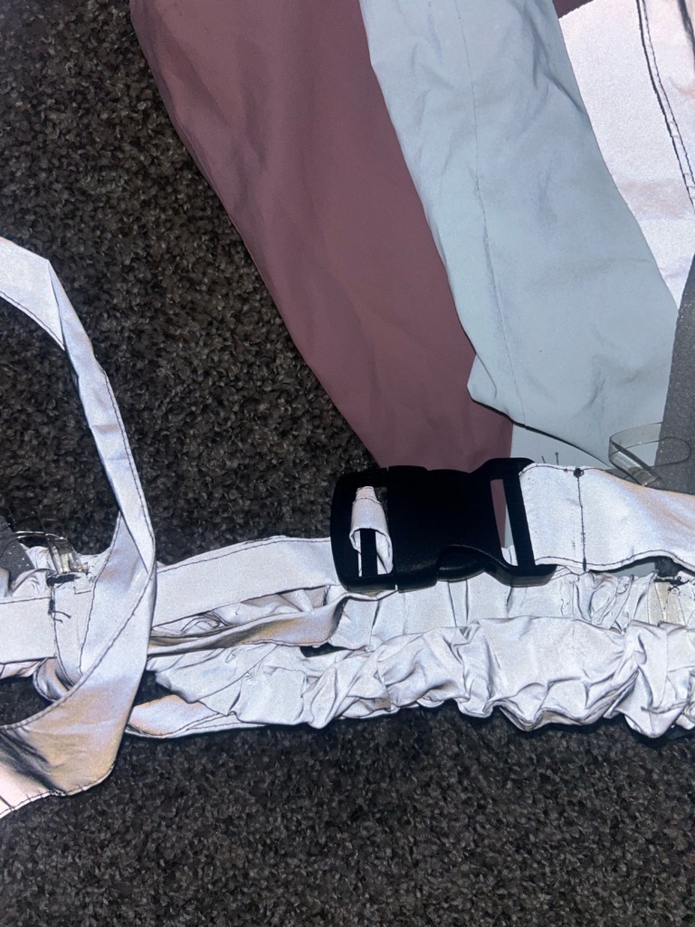 Colorblock Windbreaker Reflective Chaps - Picture 6 of 7